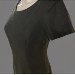 Vintage Black Sheath Dress 6P Shoulder Pads Lined Linen Blend Adolfo Studio 90s Photo 1