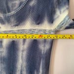 Anthropologie  Blue White Kato Tie Dye Short Sleeve Midi Dress Women size Medium Photo 8