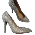 Betsey Johnson  8 Shine rhinestone holographic jeweled heels 2506 Photo 0