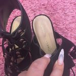 Loeffler Randall  Hana Black Lace Up Gladiator Heels Size 6 Photo 4