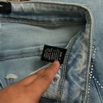 fire and rain mid rise rhinestone diamond embellished light wash jeans Blue Size 28 Photo 1