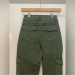 Spanx  Stretch Twill High Rise Cargo Skinny Ankle Pants In Soft Sage Green C30 Photo 7