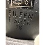 Eileen Fisher Black Suede Elastic Strap D'Orsay Block Heel Pumps Shoes 7.5 Photo 1