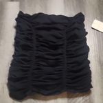 Free People  Intimately Black Runched Tub Top Size XS/S Photo 0