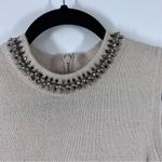 Rebecca Taylor ‎ embellished collar sleeveless peplum sweater wool & alpaca blend Photo 2
