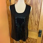 Vtg 90s sequined black tank top Size M Photo 3