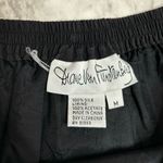 Diane Von Furstenberg  100% Silk black white paisley print skirt size medium midi Photo 2