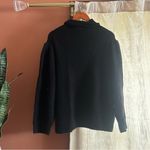 J.Crew Wool Alpaca Cropped Puff Sleeve Turtleneck Sweater Black NWT Size XXL Photo 4