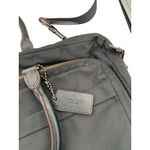 Coach Women’s Black Nylon Crossbody Bag With Leather Trim & Adjustable Strap Photo 3