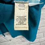 Soft Surroundings Women’s Sleeveless Mismatched Eclectic Button Teal Shirt M Photo 3