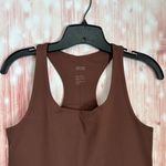 Girlfriend Collective  Cafe Brown Paloma Racerback Sports Bra Style 1002 Sz L Photo 3
