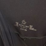 Aerie  offline high waisted crossover flare leggings in black Photo 3