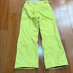 The North Face  Women's Freedom Hyvent Insulated Ski Pants in neon yellow size XS Photo 3