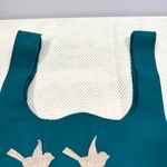 Burel Factory Mountain Originals Wool Teal Blue 3D Birds Tote Bag Photo 12