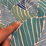 J. McLaughlin Women's  Short Sleeve
Stretchy Blue Green L Cotton/Modal Dress Photo 12