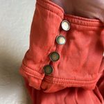 Anthropologie coral satin joggers Photo 5