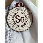 SO  Brand strappy Back Swim Top tankini Sz L padded bra pink white black yellow Photo 3