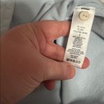 RE/DONE  X Hanes Sky Blue Ribbed Cardigan Photo 4