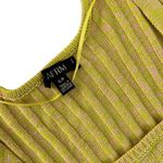 AFRM Skye Dress in Marled Lime Yellow Photo 6