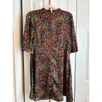 MELLODAY Nordstrom  Floral Paisley Dress – Size Large – Ruffle Neck NWT Photo 9