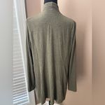 White House | Black Market WHBM Long Cardigan in Sage Green Photo 2