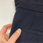 Massimo Dutti  Navy Blue Knit Paperbag Waist Trouser Pants 4 Photo 5