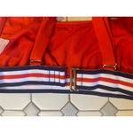 Xhilaration  (Medium bottom, Large top) Red Bikini with Red White & Blue Band Photo 7