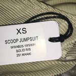 We Wore What NEW Women's Size XS Khaki Ribbed Scoop Neck Jumpsuit Photo 5