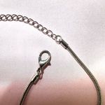 Silver tone rhinestone star pendant necklace Photo 5