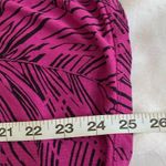 Ellos Berry Fern Print Capsleeve Plus Top 22/24 Purple Size 1X Photo 7