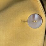 Anthropologie Maeve By  Double Breasted Blazer Jacket in Yellow, size 12 Photo 10