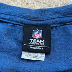 NFL Team Apparel  Women’s Indianapolis Colts Slim Fit Blue T-Shirt - Size S - EUC Photo 1