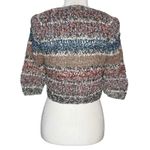 Byron Lars Tattered Loose Knit Cropped Cardigan S Sweater Shrug Anthropologie Photo 5