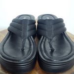 Limelight  Womens Black Platform Flip Flop Sandals Size 8 Photo 2