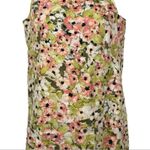 J. Jill Love Linen Floral Sleeveless Shift Dress Shrimp Size Small Pink Photo 6