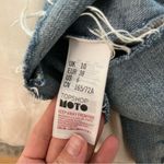 Topshop  motto denim jean high rise mini skirt! Size 6 Photo 9