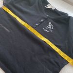 Cut & Paste crop top sweatshirt long sleeve embroidered skeleton skating Sz Med Photo 4