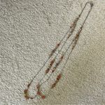 Coldwater Creek Pink and Orange Beaded Necklace Photo 1