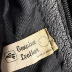 Vintage Genuine Leather Moto Jacket Crossbody Bag Black Photo 1