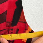 Dress Barn ‎ Red Orange Beaded Babydoll Dress Boho Thanksgiving Holidays Sz 6 Photo 5