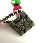 D.P. Limited pink and green beaded bracelet Photo 8