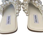 Steve Madden  NWOB Duri Pearl Rhinestone Embellished Wedding Bridal Sandals 8.5 Photo 6