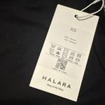 Halara NEW Round Neck Sleeveless Tie Front Bodycon Mini Casual Black Dress XS Photo 7