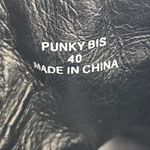 Ash  Leather Studded Rhinestone Moto Ankle Boot Booties Size‎ EU 40 Photo 8