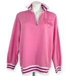 BARBIE Pink 1/4 Zip Sweatshirt Size L NEW Size L Photo 1