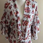 Wrangler Floral Kimono with Ruffle Sleeves Photo 3