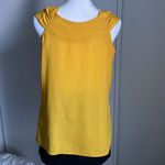 Banana Republic  Sleeveless Adjustable Tie Neck Wide Shoulder Strap Tank Top Photo 3