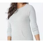 Barefoot Dreams  cozy chic Lite sweater kangaroo front pocket cream ivory sz XL Photo 0