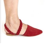 Matisse Shoes Matisse Alan
Braided Suede Flats Red Size 7.5 Photo 7