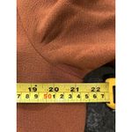 Women's Size Large Shift Dress Brown Rust Modest City Teacher Office Casual Photo 4